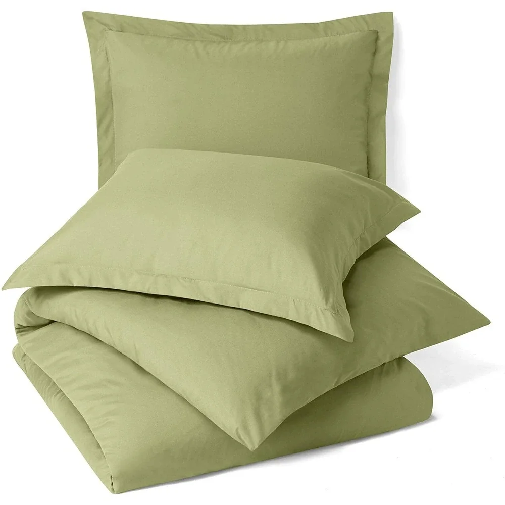 Nestl Bedding Duvet Cover 3 Piece Set Ultra Soft Double Brushed Microfiber QUEEN